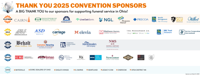 145th OFDA Convention Sponsors